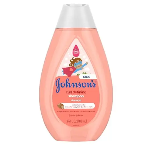 Johnson's Kids Curl-Defining Shampoo bottle with tear-free label