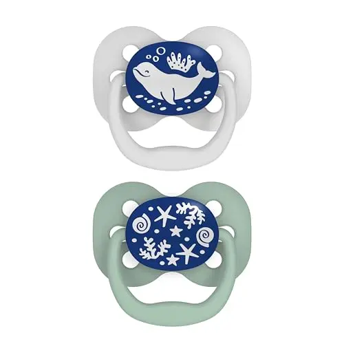 Dr. Brown's Advantage glow in the dark symmetrical pacifier