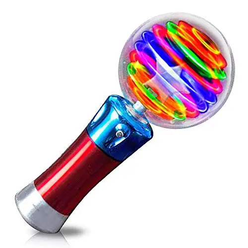 ArtCreativity spinning light-up magic ball wand with LED lights