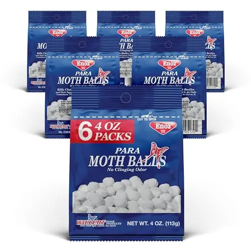 Enoz Para Moth Balls in a 6-pack container