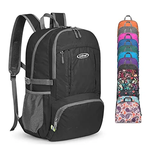 G4Free 40L lightweight foldable packable travel backpack
