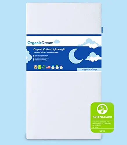 Organic Dream white organic crib mattress