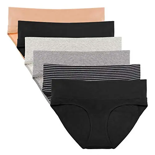 Intimate Portal Foldable Maternity Underwear Briefs in a six-pack