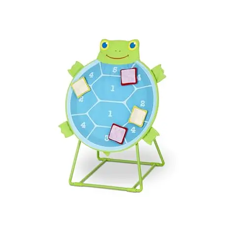 Melissa & Doug Sunny Patch turtle-shaped bean bag toss game