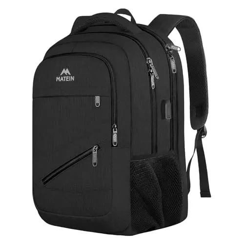 MATEIN TSA-friendly school backpack with multiple compartments