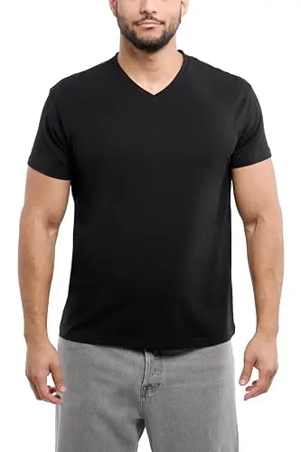 X RAY men's V-neck t-shirt in black
