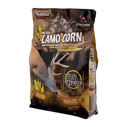 Evolved Habitats Dirt Bag Camo Corn powder that resembles soil.