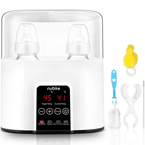 nubite double bottle warmer for two bottles simultaneously