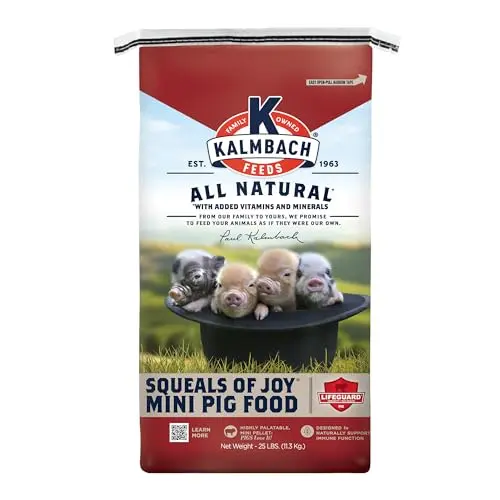 Kalmbach Squeals of Joy Mini Pig Food 25 lb bag