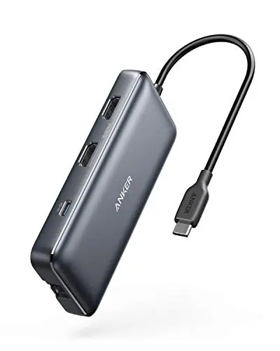 Anker PowerExpand 8-in-1 USB-C hub in grey