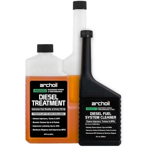 Archoil Diesel Fuel System Kit with AR6500 treatment and AR6400-D cleaner