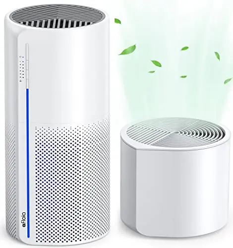 Afloia MIRO PRO air purifier and humidifier combo unit in white