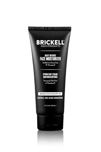 Brickell Men's SPF 20 daily defense face moisturizer