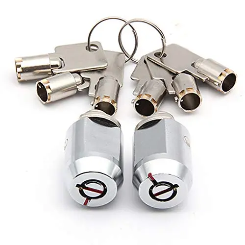 Lock It Up twin pack of keyed alike cylinder locks for storage units
