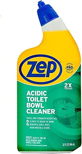 Zep Acidic Toilet Bowl Cleaner bottle with wintergreen scent