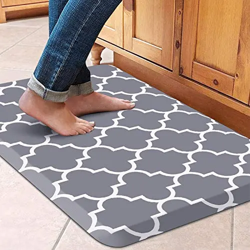 WISELIFE grey cushioned anti-fatigue kitchen and laundry mat