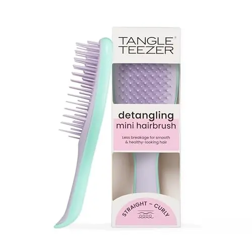 Tangle Teezer Ultimate detangler mini hairbrush in wisteria leaf design