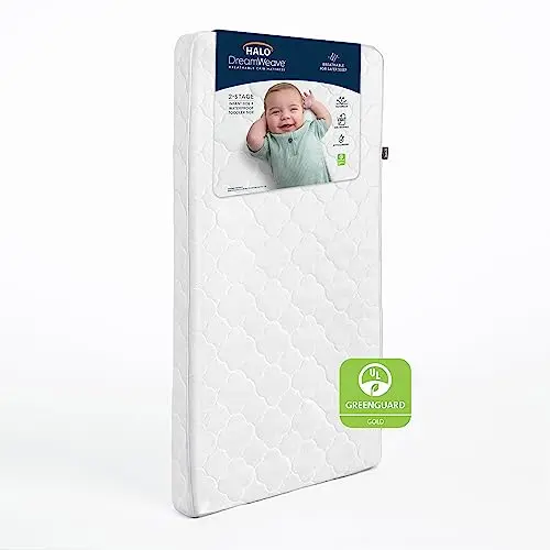 HALO DreamWeave breathable mesh crib mattress