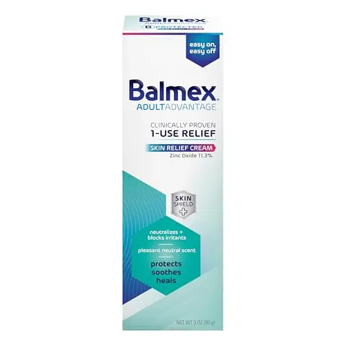 Balmex Adultadvantage Bprotected Skin Relief Cream in 3oz tube