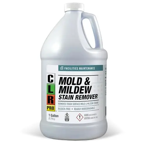 CLR PRO Heavy Duty Bleach-Free Mold and Mildew Stain Remover one gallon bottle