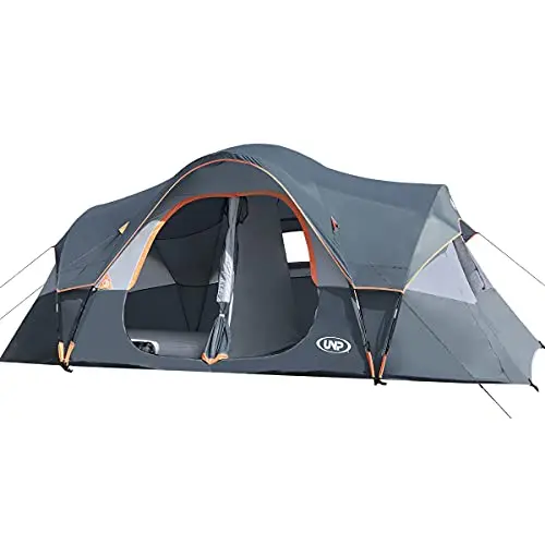 Gray UNP 10-person large family cabin tent