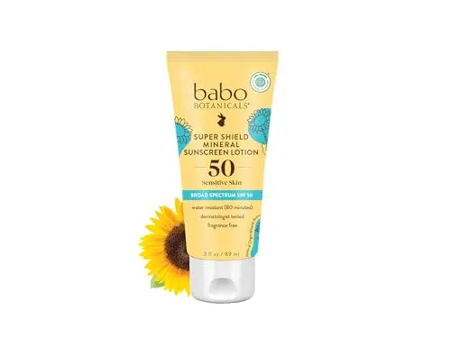 Babo Botanicals Sheer Mineral Sunscreen Lotion SPF 50 tube