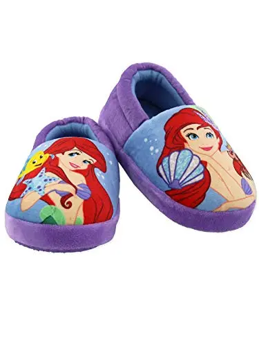 Disney Princess toddler plush slippers with Tiana graphics
