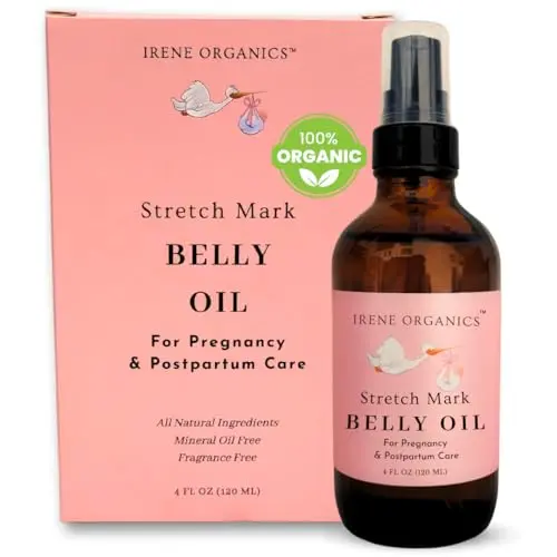 Irene Organics Organic Belly Oil for pregnancy stretch marks