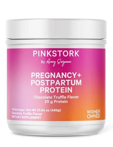Pink Stork Chocolate Protein Powder with Whey and Collagen