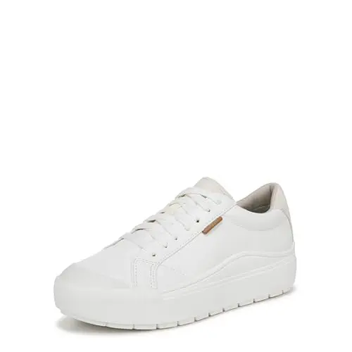Dr. Scholl's Time Off women's platform slip-on sneaker in white