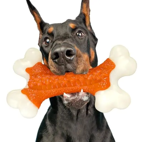 Kseroo dog toys for aggressive chewers large breed tough nylon bone