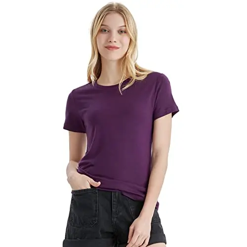 Merino Protect women's crew neck merino wool t-shirt for travel