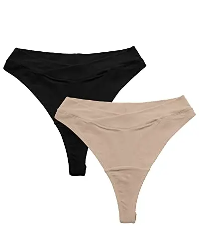 Kindred Bravely Maternity Thong Panties in neutral colors