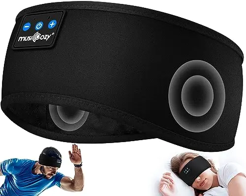 Musicozy standard Bluetooth headband in black