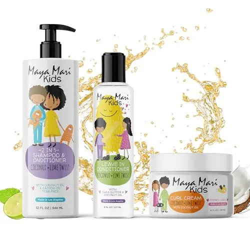Maya Mari Kids Curly Hair Gift Set with multiple products