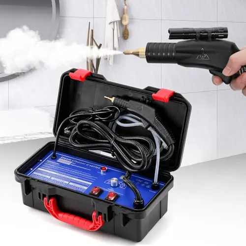 Hapyvergo blue high-pressure tankless steam cleaner unit