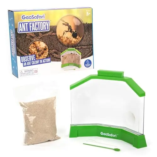 Educational Insights GeoSafari Ant Factory with sand and magnifier