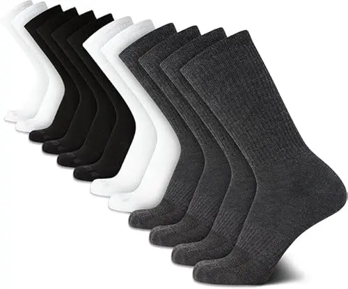 AND1 Lightweight Stretch Crew Socks in Assorted Colors