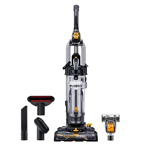EUREKA PowerSpeed upright vacuum cleaner on a hard floor