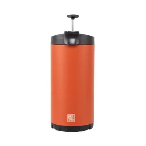 BruTrek Steel Toe 3.0 Travel Coffee Press in Red Rock color