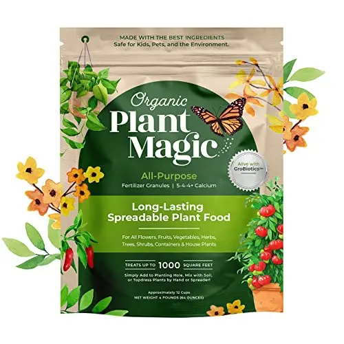 Organic Plant Magic 4-pound bag of slow-release granular fertilizer