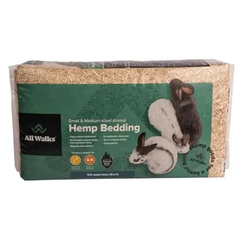 All Walks 100% natural hemp bedding for chicken coops and small animals