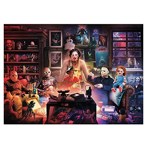 Toynk Horror Night Watch Party 1000-piece jigsaw puzzle image