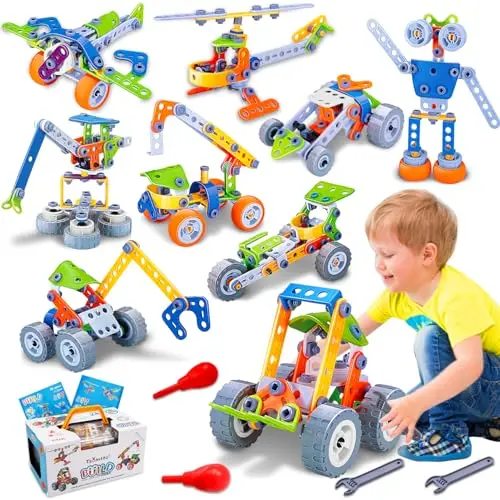 Tsomtto 10-in-1 stem building toys kit with various models for kids
