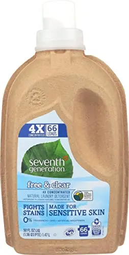 Seventh Generation Free & Clear 4x Concentrated Liquid Laundry Detergent