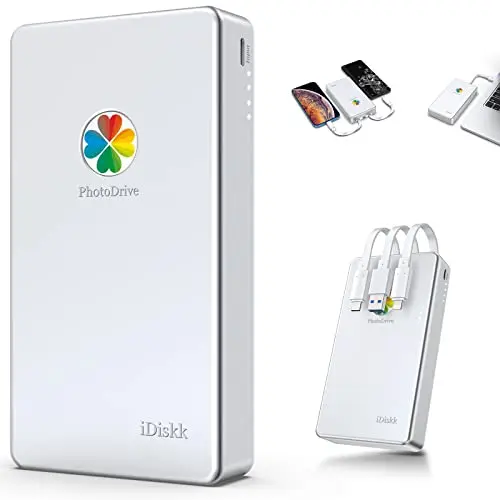 iDiskk 2TB MFi certified external hard drive for iPhone and iPad