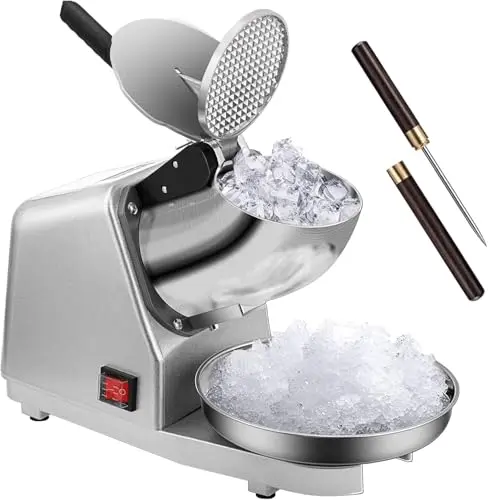 Vivohome Electric Ice Crusher Shaver machine in silver