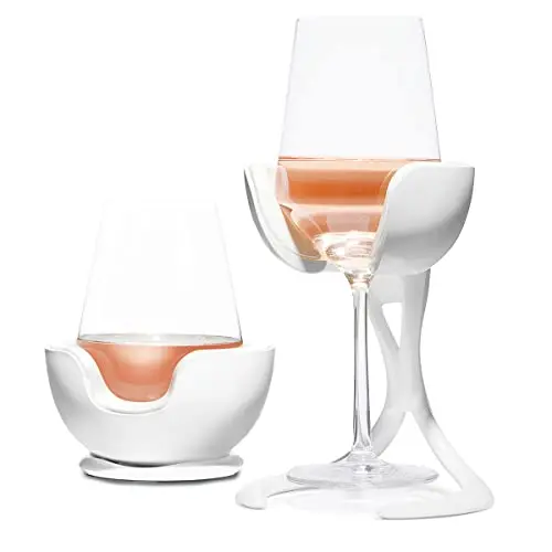 VoChill Stemmed and Stemless Wine Chiller Bundle in Glacier color