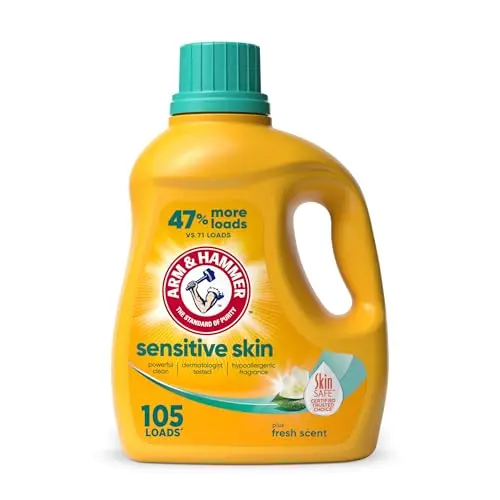 ARM & HAMMER Sensitive Skin Liquid Laundry Detergent bottle