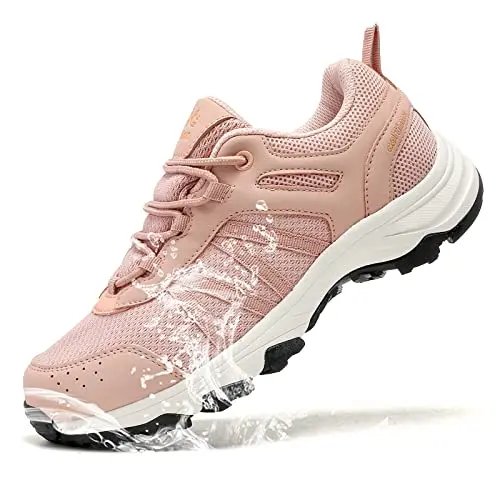 COTTIMO women's waterproof hiking shoes in pink